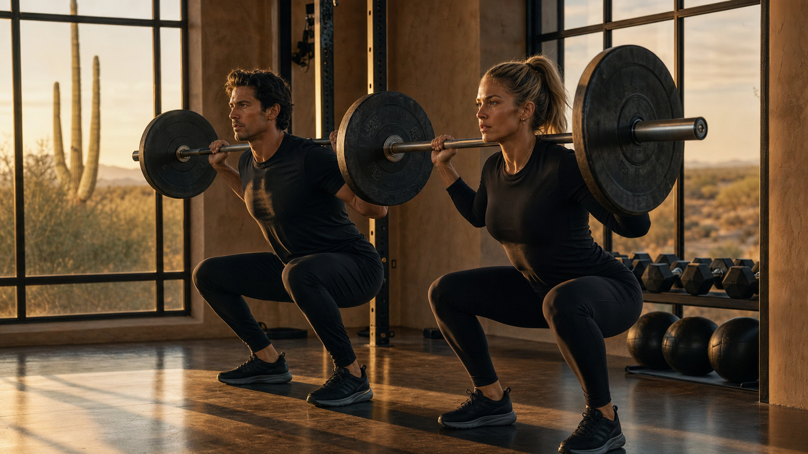 Couple training strength together